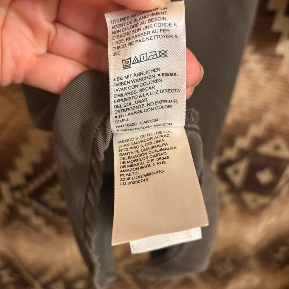Daily Ritual Olive Button-Front Utility Shirtdress - Picture 9 of 12